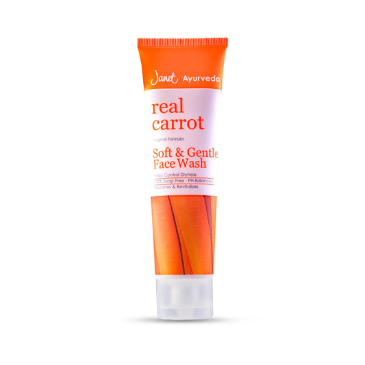 Real Carrot Soft & Gentle Face Wash - 100 ML