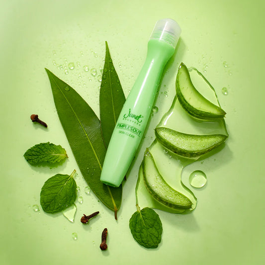 Janet Pimple Out-skin Clear Roller Pen